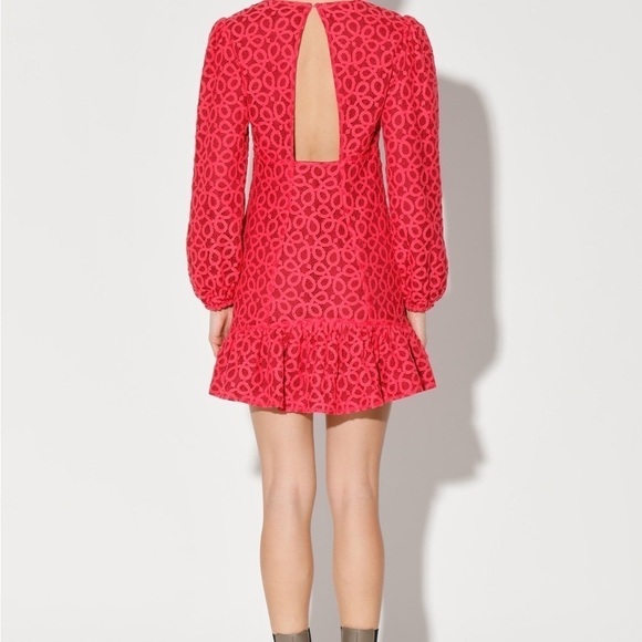 Walter Baker Helaine Pink Lace Mini Dress (NWT, Sz M) - Picture 2 of 9
